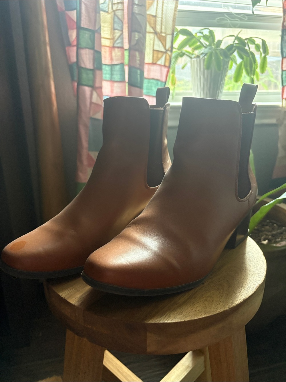 a new day Brown Chelsea Ankle Boots